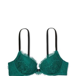 Victoria’s Secret Dream Angels Lace & Velvet Push Up bra. Size 38 D